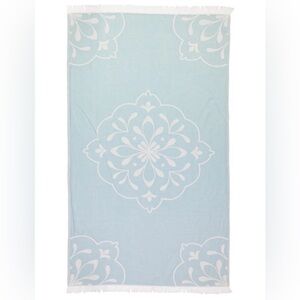 Sahra Pestamal Turkish cotton towel teal